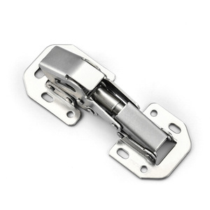 บานพับเฟอร์นิเจอร์แบบฝังเต็มตัว ผลิตจากเหล็กแผ่นรีดเย็น ปิดแบบนุ่มนวล สำหรับตู้เสื้อผ้าและตู้เก็บของ - Product Image 1