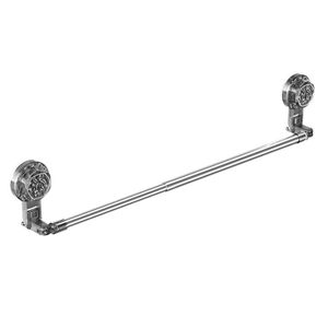 Barra portasciugamani regolabile a <span class=keywords><strong>ventosa</strong></span> nessuna perforazione richiesta allungabile a parete <span class=keywords><strong>porta</strong></span> <span class=keywords><strong>asciugamani</strong></span> e portasciugamani da <span class=keywords><strong>bagno</strong></span> - Product Image 2