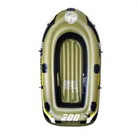 बहु-व्यक्ति inflatable रोइंग नाव छलावरण कपड़े फुलाना चप्पू रबर कश्ती