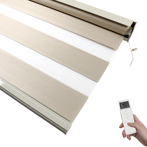 SAMADHI Stores zébrés Stores électriques intelligents minimalistes modernes Tissu à motif horizontal vertical intégré Automatique - Product Image 1