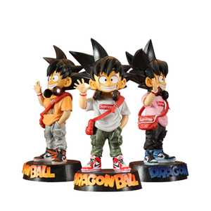 Statuette di Goku DBZ Alte 17CM in PVC, Figurine di Cartoni Animati <span class=keywords><strong>Manga</strong></span> con Posizione da Combattimento per Fan e Collezionisti - Product Image 1
