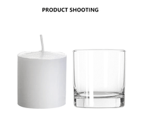Verres à whisky Libbey à base épaisse, lot de 48, transparents, pour bougies, activités religieuses, mariages, en stock