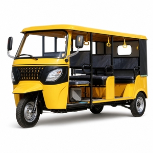Tuk Tuk de Pasajeros, Diseño Espacioso con Múltiples Asientos, Taxis de 3 Ruedas con Mesa y Gran Distancia al Suelo para Transporte Urbano - Product Image 1