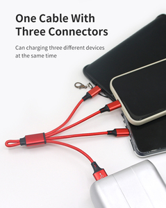 Câble USB multi-ports 8 broches micro USB type C câble porte-clés câble avec logo personnalisé pour la promotion vente en gros en usine - Product Image 5