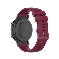 Tali Jam Tangan Gel Silikon Pola Kotak Kecil Pengikat Jepret untuk Samsung//Huami Garmin 16/18/20/22mm