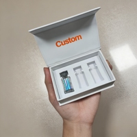 Étiquettes en papier et boîtes en carton pour flacons de 3 ml, 5 ml, 10 ml, conception personnalisée pour contenants rechargeables