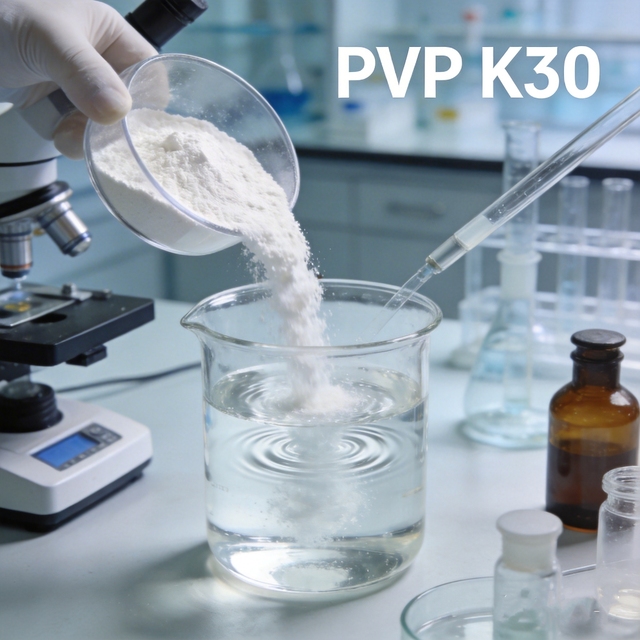 Polyvinylpyrrolidone PVP K30 CAS 9003-39-8 HOT SELLING Food Grade PVP K30 Polyvinylpyrrolidone Powder Price for Table Binder