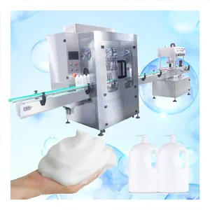 Ritopack Eight Heads Tomato Paste Detergent Bottle Hand Wash Liquid Soap Shower Gel Body Cream Lotion Shampoo Filling Machine