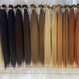 Fibre Naturelle Cheveux Synthétiques Fournisseurs Minglong Vente en Gros Extensions de Cheveux Semi-Naturels Tissages Synthétiques Tresses Paquets - Product Image 1