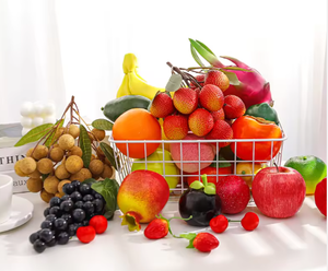 Fruits Artificiels <span class=keywords><strong>En</strong></span> Plastique Orange Bananes Limes Pomme Fruits Artificiels pour La Maison <span class=keywords><strong>Cuisine</strong></span> Fête Photographie Prop Mariage - Product Image 1