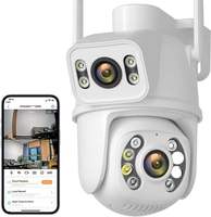 OEM 6MP WLAN/4G LTE Außen-Netzwerkkamera CCTV-Sicherheitssystem KI-Humanoide-Verfolgung Zwei-Wege-Audio Drahtlose IP-Kamera 4G SIM