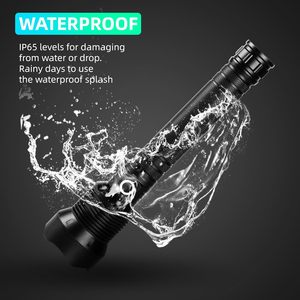 Lampe torche LED en alliage d'aluminium personnalisée, rechargeable, étanche, camping, charge USB, base magnétique, zoom, IP44, faisceau spot 0-200M - Product Image 6