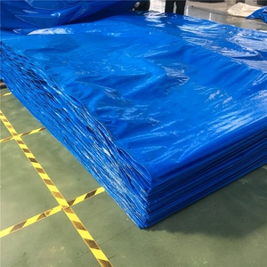 Bâche imperméable en plastique de polyéthylène de bâche résistante <span class=keywords><strong>bleue</strong></span> de prix usine pour la couverture extérieure - Product Image 4