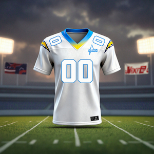 Maglia da College personalizzabile da uomo maglia da Football americano di alta qualità per squadre giovanili traspiranti fabbrica diretta colorata - Product Image 1