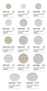 صحن باجس قابل للتحلل صديق للبيئة قابل للتحلل لحفلات الزفاف أطباق من لب قصب السكر مقاس <span class=keywords><strong>7</strong></span> بوصة - Product Image 6