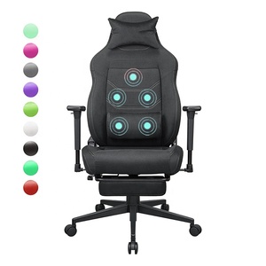 Nouvelle conception, chaise de jeu ergonomique en cuir noir Royal avec accoudoirs et repose-pieds 3D, chaise de bureau, trône de jeu pour maître - Product Image 1