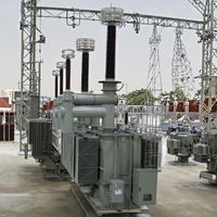 Transformateur de puissance immergé dans l'huile Yawei 60 MVA 80 MVA 60000 kVA 80000 kVA 66 kV 132 kV 220 kV 230 kV Triphasé Sortie 440 V
