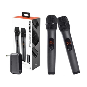 ชุดไมโครโฟนไร้สายราคาประหยัดสำหรับ jbl พร้อมตัวรับสัญญาณแบบสองช่องสัญญาณ - Product Image 1