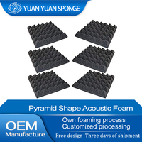 Panneaux acoustiques en mousse classiques, insonorisants, écologiques, design traditionnel, 20D, réduction du bruit de 80 %, vente directe usine
