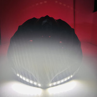 Casque de vélo intelligent MOON TYR2 pour l'été, avec fonction talkie-walkie, étanche IP65, en ABS+PC, 24 lumières LED, 12 points de ventilation