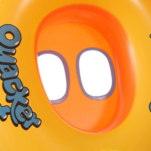 Fabricantes Stock de pato amarillo inflable PVC niños pato inflable barco al por mayor bebé natación anillo para piscina de agua - Product Image 2
