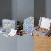 Boîtes d'expédition en carton ondulé pour le commerce électronique, imperméables, haut de gamme, doublées d'éponge, portables, recyclables, écologiques, pliables, avec poignée