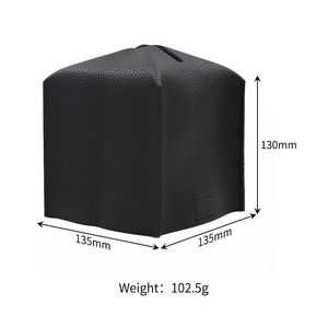 3-Day hızlı kargo PU deri doku kutusu kapak kare kutu mendil tutucu ve dağıtıcı banyo için - Product Image 6