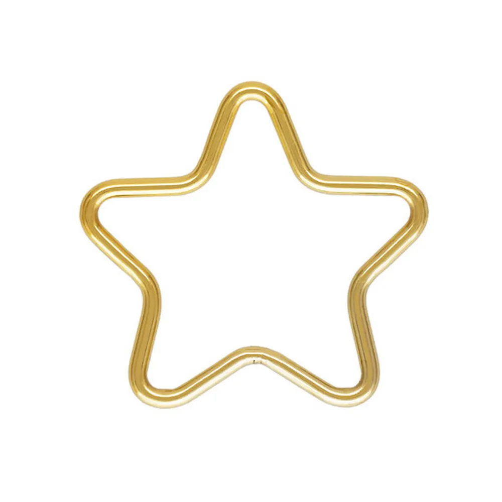 14K Gold Filled Star Charms Jewelry Making Necklace Small Charms für Christmas