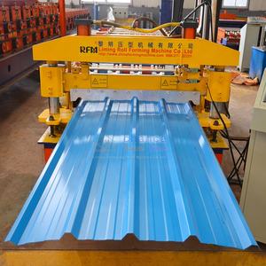 아연 도금 루핑 골판지 강판 기계 철 지붕 만들기 기계 메트로폴 지붕 타일 만들기 기계 - Product Image 5