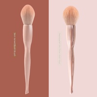 Pinceau à blush professionnel Hongjiahui New Twist Waist en nylon à manche en plastique pour les joues – Idéal comme cadeau