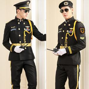 2023 người đàn ông của Bảo vệ an ninh đồng phục bộ thiết kế mùa thu bảo vệ đồng phục quần áo slim-phù hợp với doorman bảo hộ lao động đồng phục an ninh - Product Image 5