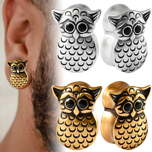 Tunnels d'<span class=keywords><strong>oreille</strong></span> en cuivre punk, <span class=keywords><strong>double</strong></span> évasement, dilatateurs d'<span class=keywords><strong>oreille</strong></span> creux, écarteurs d'<span class=keywords><strong>oreille</strong></span>, 8-25 mm, bouchons d'<span class=keywords><strong>oreille</strong></span> rétro, bijoux de piercing corporel - Product Image 1