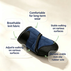 Botas para Perro, Botas de Invierno para Perro, Botas Antideslizantes para Mascotas, Botas de Goma para Mascotas, Cubrebotas para Perro para Caminar al Aire Libre, Clima Lluvioso y Frío, Uso Diario - Product Image 2