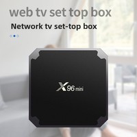 Nuevo X96mini Transfronterizo, Caja de TV Inteligente Android 4K HD con Amlogic S905W de Cuatro Núcleos y Cable de Alta Definición
