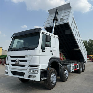 Camion benne basculante Sinotruk HOWO d'occasion à bas prix, moteur Weichai, 12 roues, 8X4, 371 CV, pour le transport minier lourd - Product Image 1