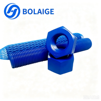 High Tensile ASTM A193 B7 Stud Bolt Thread Rod A194 2H Hex Bolts with 2 Heavy Black Hex Nuts