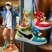 Baskets montantes asymétriques pour garçons et filles, chaussures de skate, collection automne 2026, confortables, chaussures décontractées basses, chaussures de sport