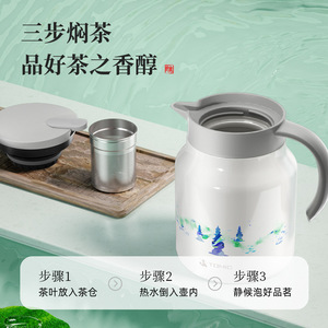 ชุดหม้อต้มชาโทมิคพร้อมฉนวนกันความร้อนและซับในเซรามิกสำหรับชาขาวบ่ม - Product Image 4