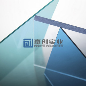 Onbreekbaar <span class=keywords><strong>Plastic</strong></span> Glasplaat Polycarbonaat Transparant Dakpaneel Pc Zwembad Dak - Product Image 2