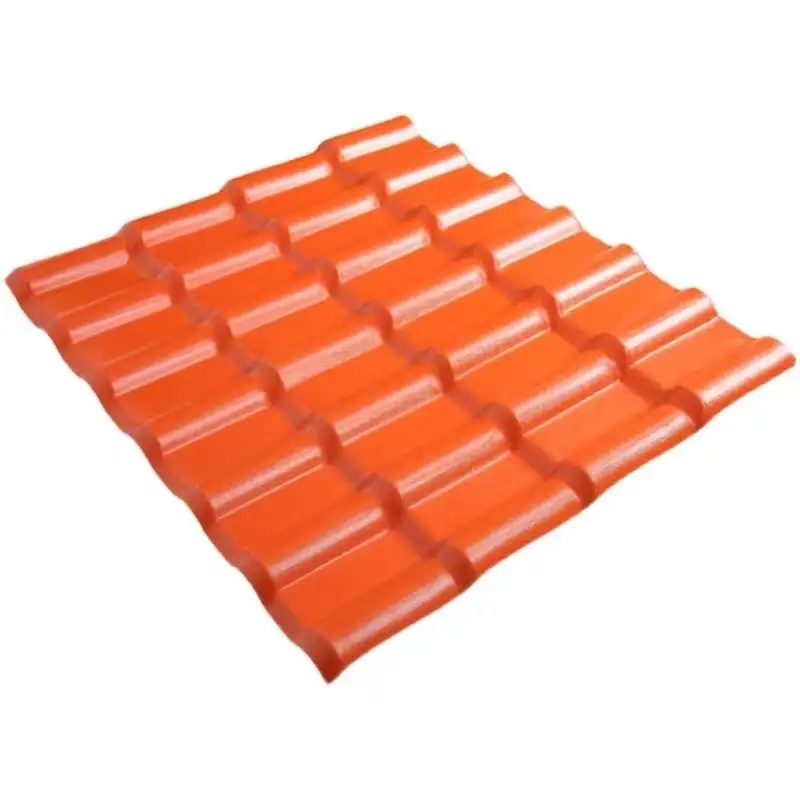 Nouveaux matériaux de construction asa upvc pvc feuilles de couverture en plastique de couleur double tuiles romaines prix des tuiles prix des tuiles aux philippines