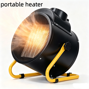 Chauffage soufflant Dura Heat EUH1465 5120 BTU avec thermostat à base pivotante en céramique PTC et arrêt de sécurité pour garage et serre, jaune - Product Image 1