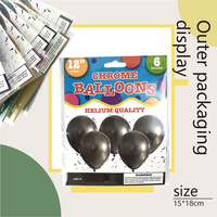 Ballons de fête chromés – Vente directe usine – Fournisseurs de ballons en Chine – Grande ouverture – Ballons métalliques chromés dorés, bleus et rouges de 10 pouces