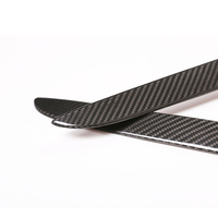 Panneau de porte intérieur et cadre de bouton de commande des vitres en fibre de carbone véritable pour BMW X5 X6 X7, accessoires intérieurs