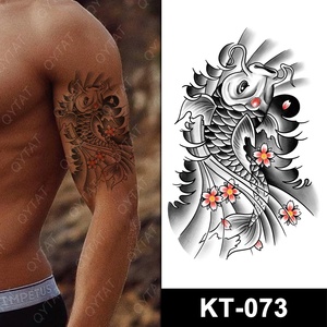 Alta calidad hombres mujeres arte corporal brazo <span class=keywords><strong>pierna</strong></span> lavable temporal Koi Fish Tatuajes/tatuaje - Product Image 4
