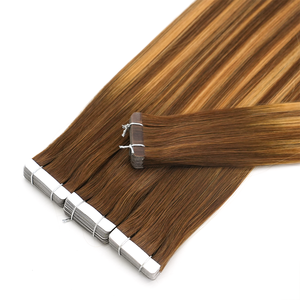 Extensiones de Cabello Humano con Cinta Adhesiva Invisible Lanxun, Cabello <span class=keywords><strong>Virgen</strong></span> Remy Ruso 100% Humano - Product Image 2