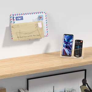 Acrylic mail SORTER Organizer Countertop bài chủ thẻ Rack hiển thị cho bàn Countertop thư chủ nhà Văn Phòng TrườNg - Product Image 4