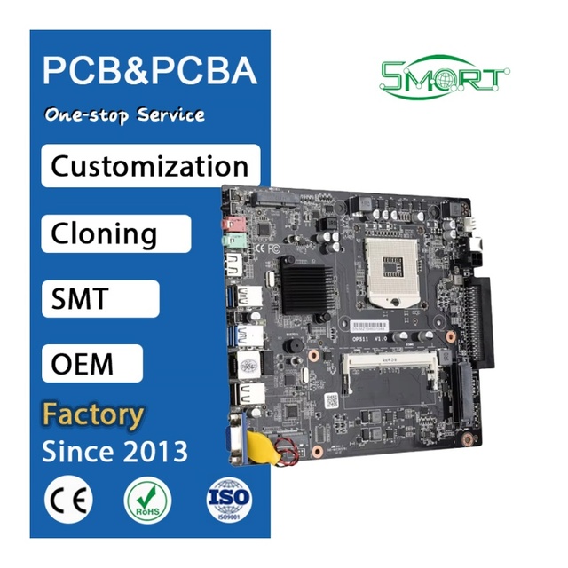 Smart Electronics Single Board Computer PCBA Custom Motherboard for Tablet Computer Use FR-4 HASL Surface Finishing 1 oz Copper