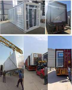 บ้านพับได้แบบทันสมัยพับได้ขยายได้และแบบพกพา20FT สำเร็จรูปแผงแซนวิช - Product Image 5