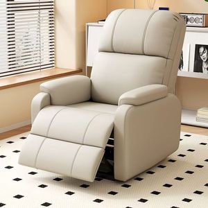 Fauteuil de massage électrique moderne de première classe avec cadre en bois, port USB et fonction bascule pour salon et loisirs - Product Image 4