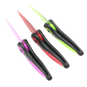 Coltello Pieghevole da Cucina in Acciaio Inox con Manico in Plastica, Design Sicuro, Personalizzabile OEM, Lama Affilata - Product Image 4